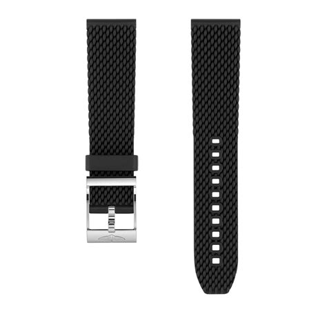 breitling black mesh band|Black Mesh Rubber Strap .